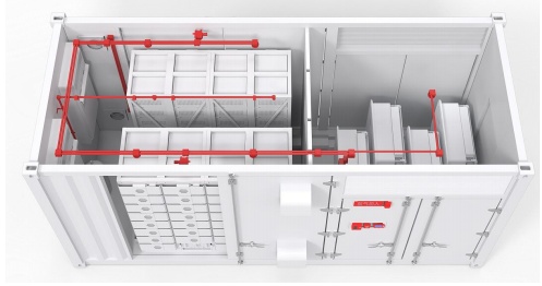 Bess fire protection system