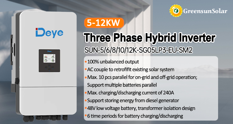 Deye Solar Hybrid Inverter Solar Hybrid Inverter