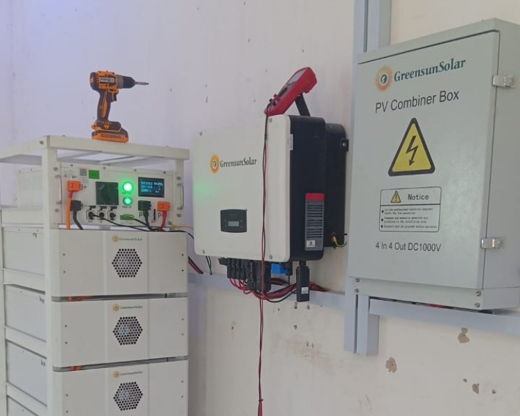 Greensun 80 kWh lithium battery energy storage system in Nigeria